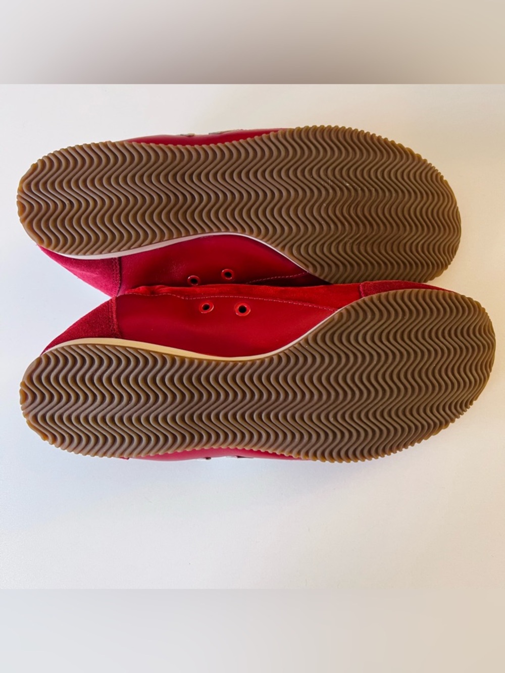 New Tory Burch Suede Lace-Up Sneakers - Picture 12 of 13